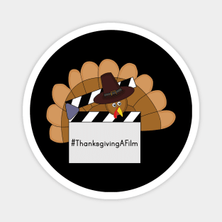 Thanksgiving A Film Turkey and Clapperboard Magnet